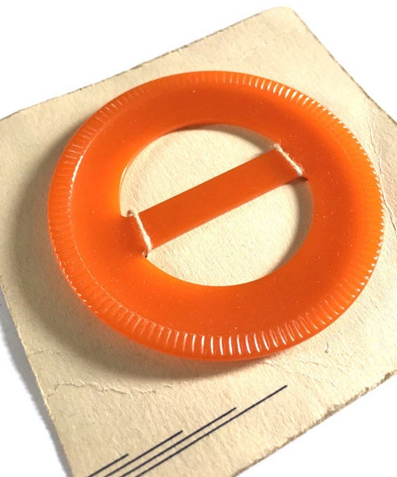 bakelite belt buckle