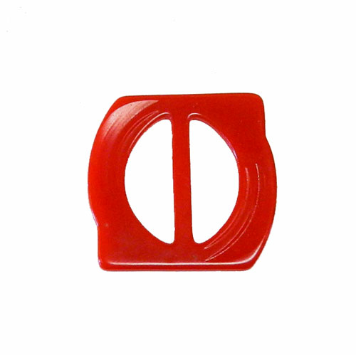 cherry red bakelite slide belt buckle