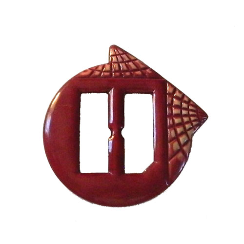 art deco slide belt buckle