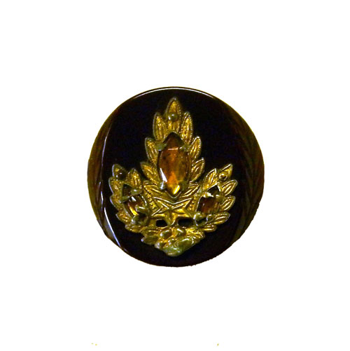 vintage carved bakelite button