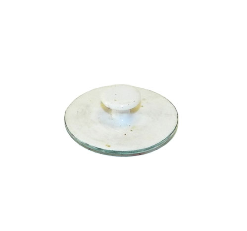 antique hand painted porcelain button