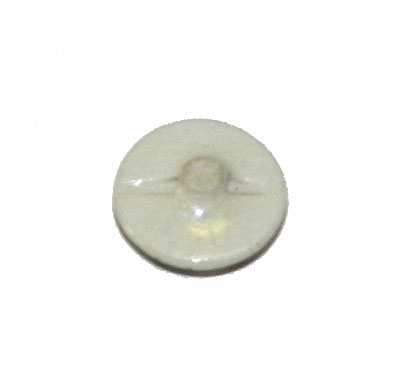 Antique ceramic button