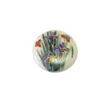 antique porcelain button