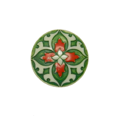 vintage 1930's Czechoslovakian glass button