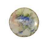 hand painted ceramic antique button