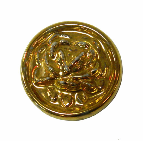 vintage gold button