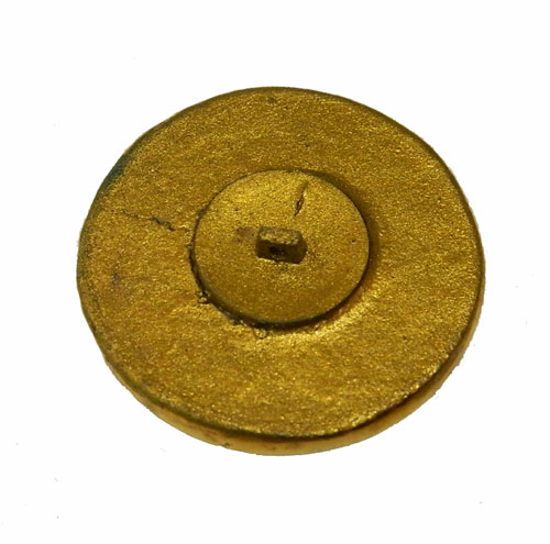 vintage large gold button