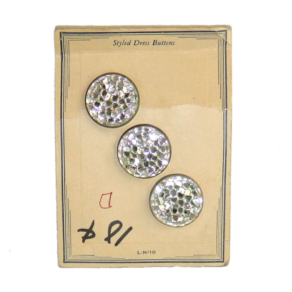 1930's glass buttons