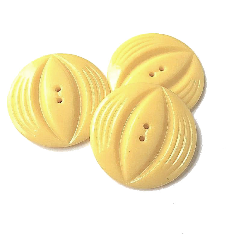1930s orange coat buttons