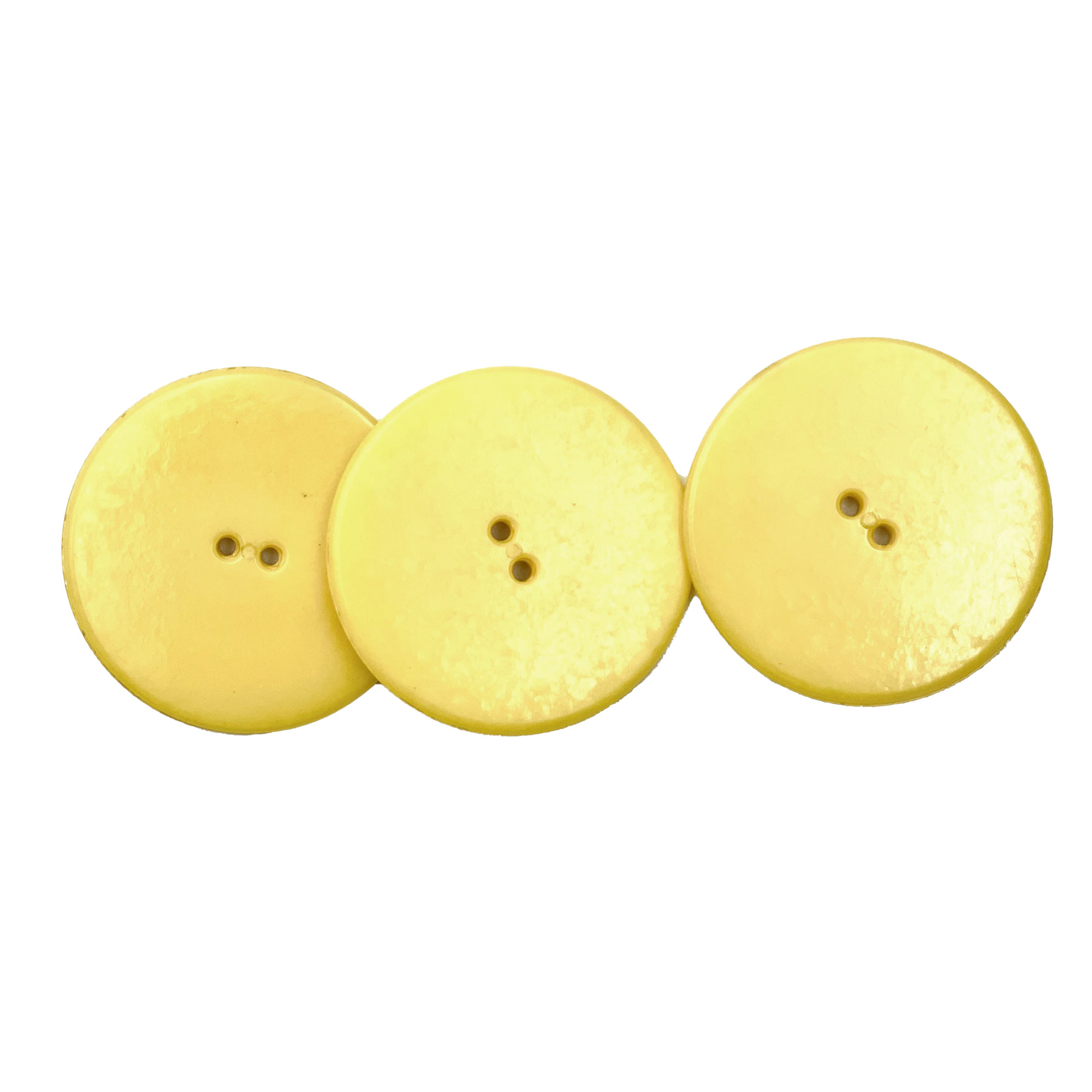 1930s yellow coat buttons