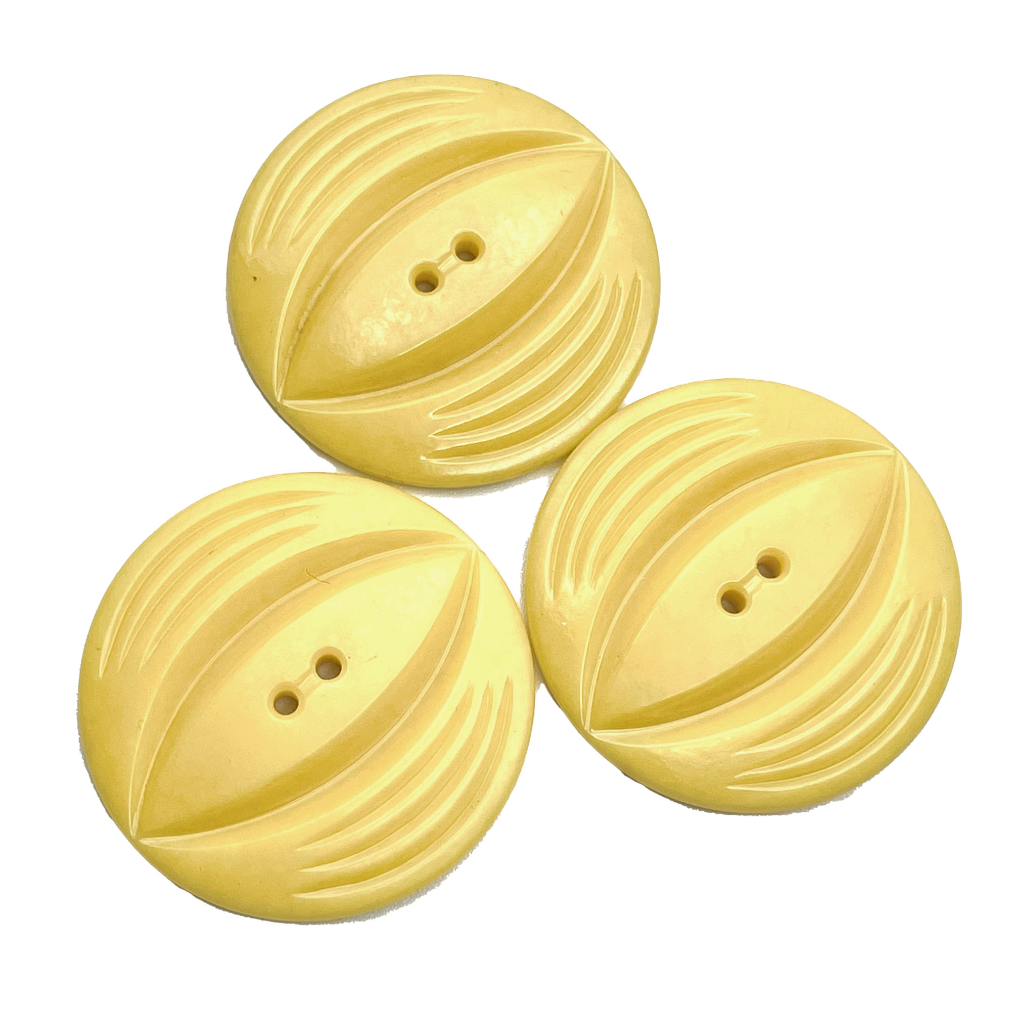 1930s orange coat buttons