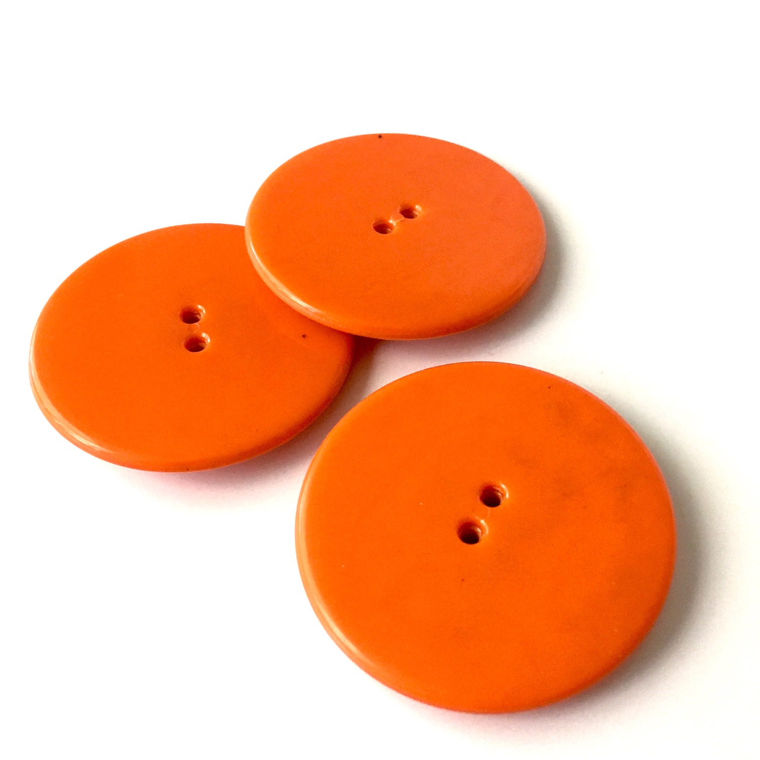 1930s orange coat buttons