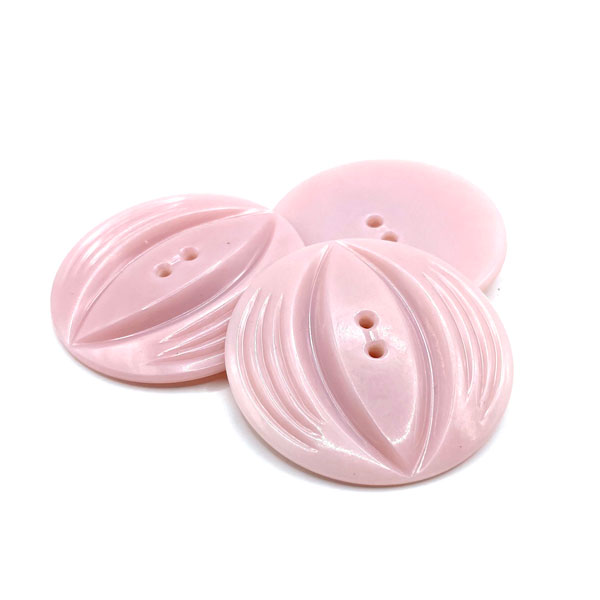 large pink coat buttons