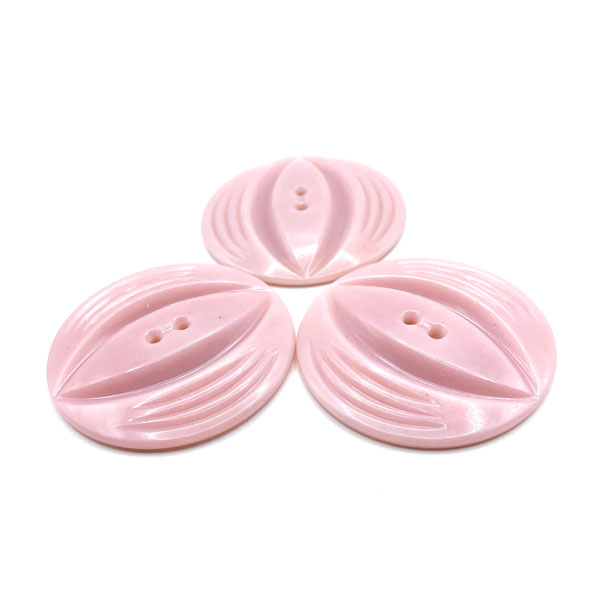 1930s pink coat buttons