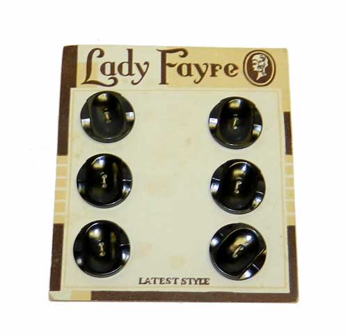 1930's black bakelite buttons