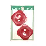 large red bakelite buttons