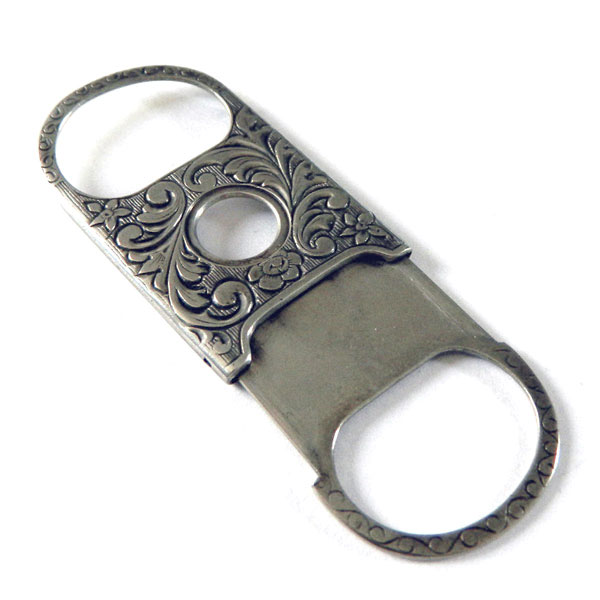 Antique silver cigar cutter