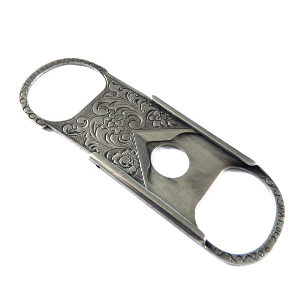 Antique silver cigar cutter