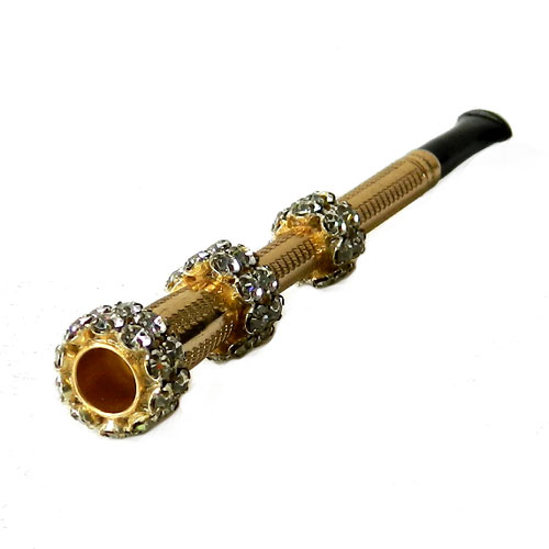 rhinestone cigarette holder 1950's rhinestone cigarette holder