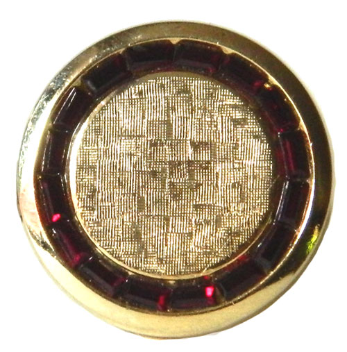 1950's red and gold cuff links