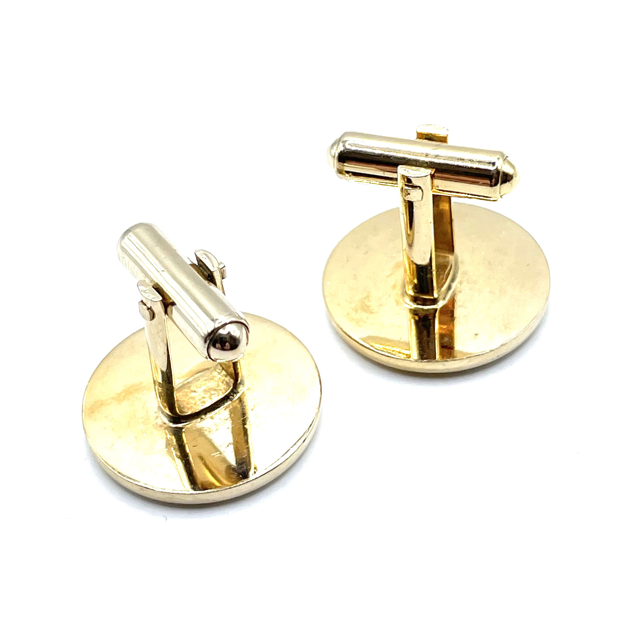 1950s red cufflinks