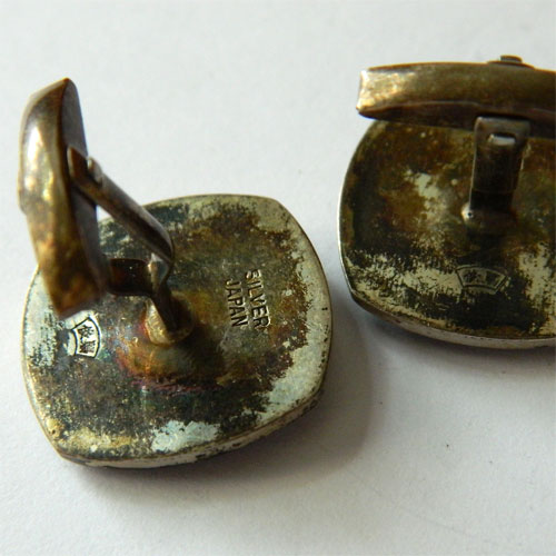 1950's Toshikane tiger cuff links