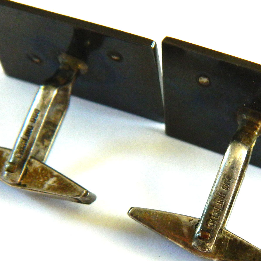 1950's Japanese horse cuff links