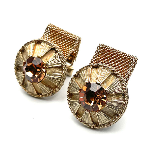 1950's gold cuff links