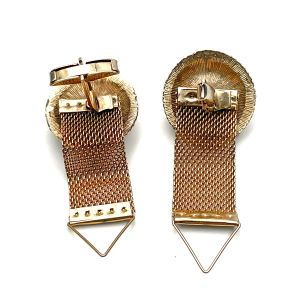 1960s wrap cufflinks