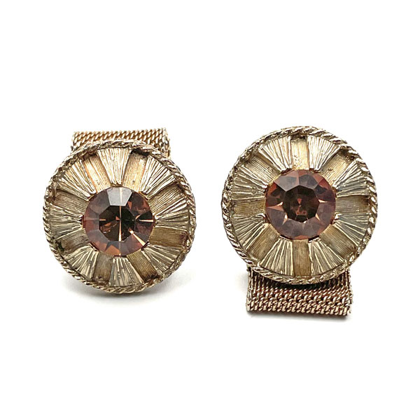 Vintage gold cufflinks