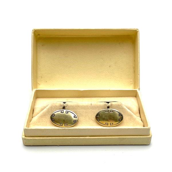 1920s art deco cuff links