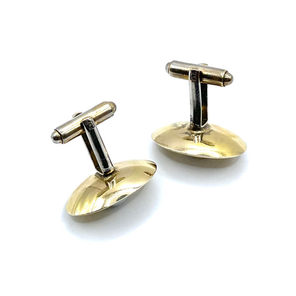 Sterling pearl cufflinks