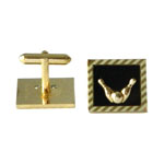 Swank bowling cufflinks