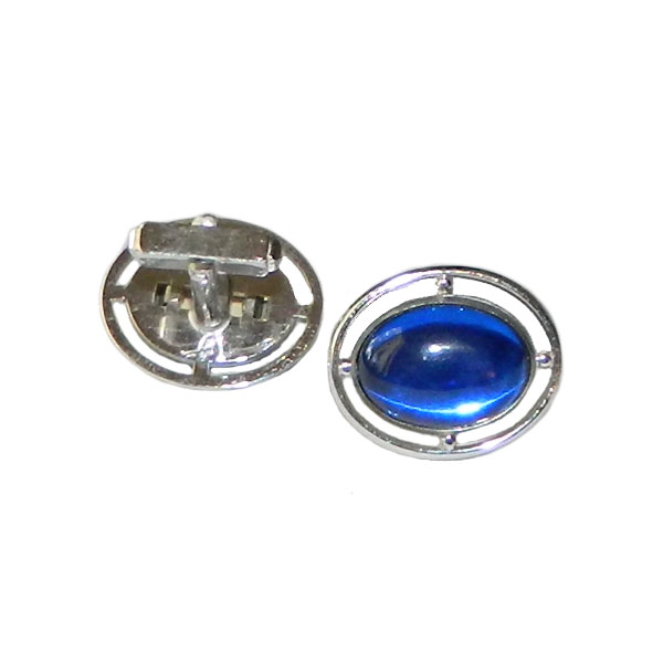 Vintage blue cufflinks