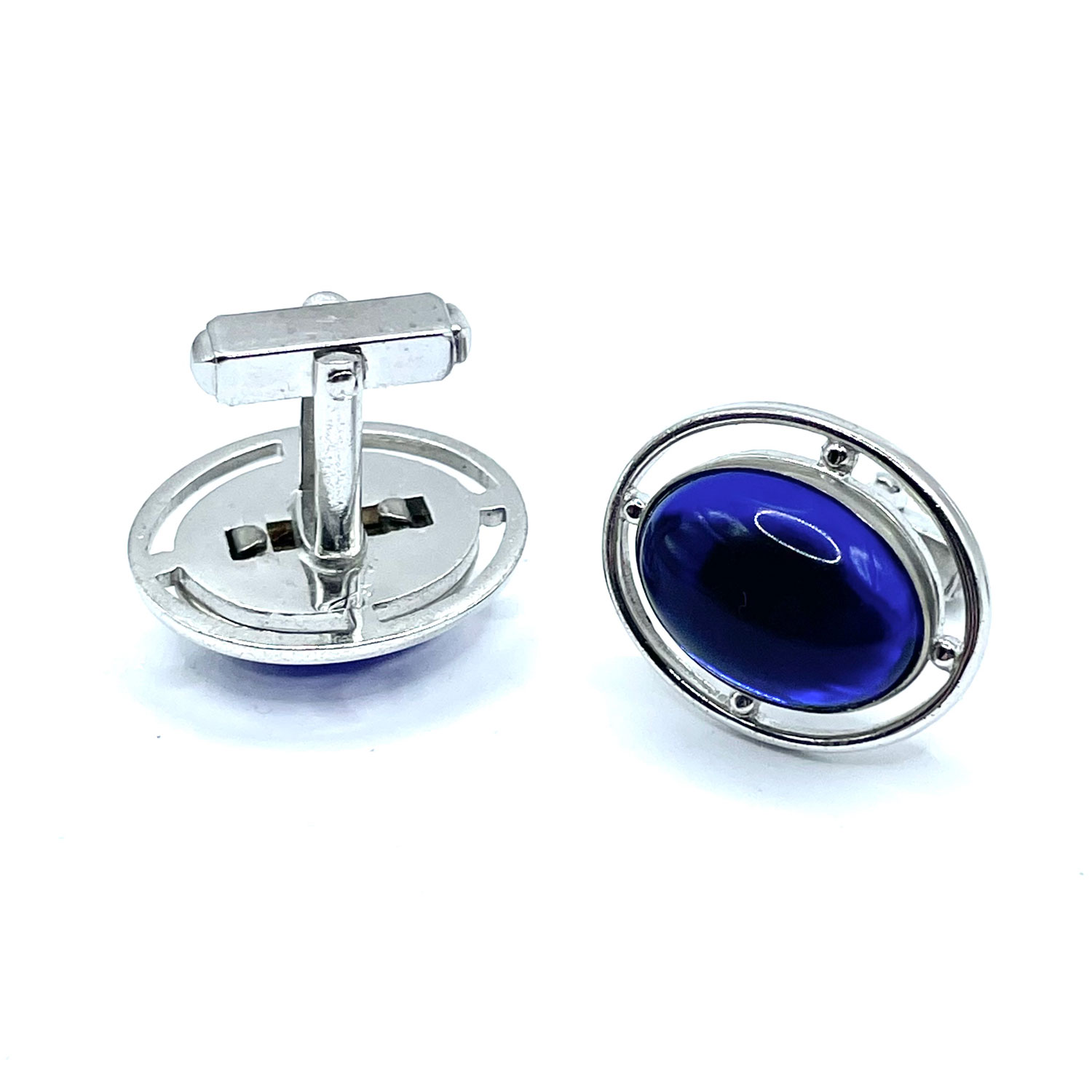 cobalt blue cufflinks
