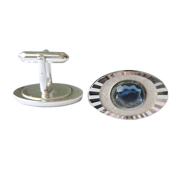 Vintage blue cufflinks