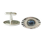 silver cufflinks