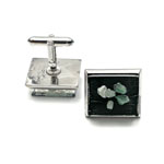 Swank lucite cufflinks