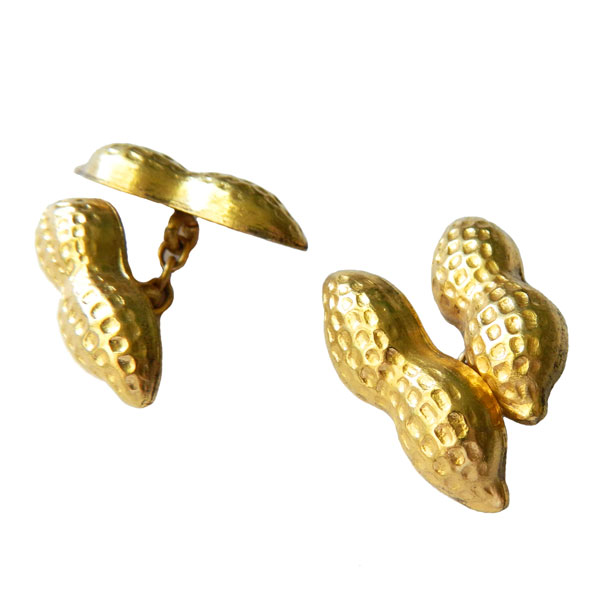 Antique peanut cufflinks