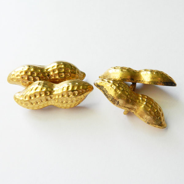 Antique peanut cufflinks