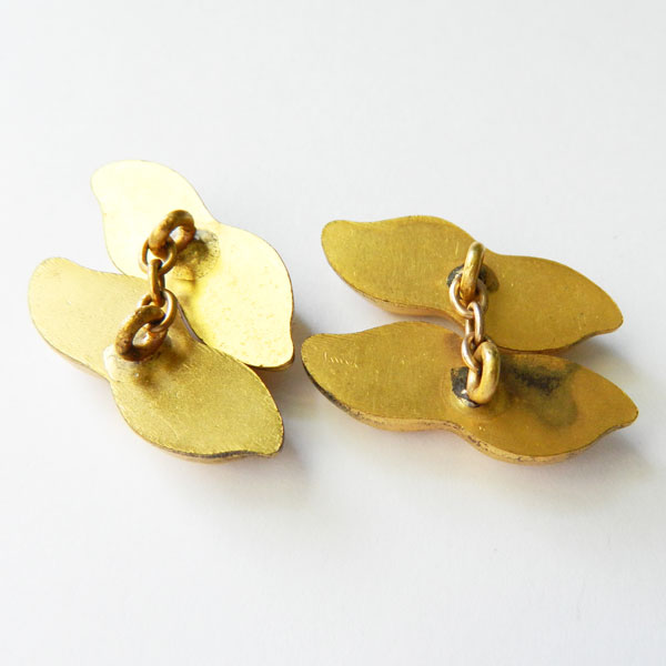 Antique peanut cufflinks