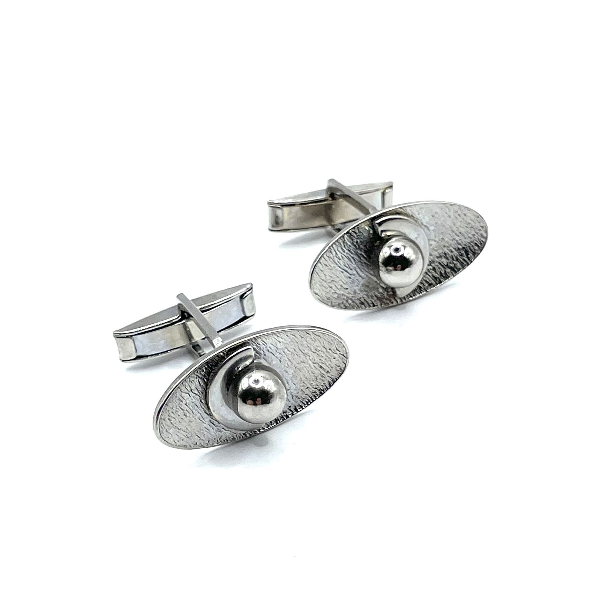 1960s oval cufflinks