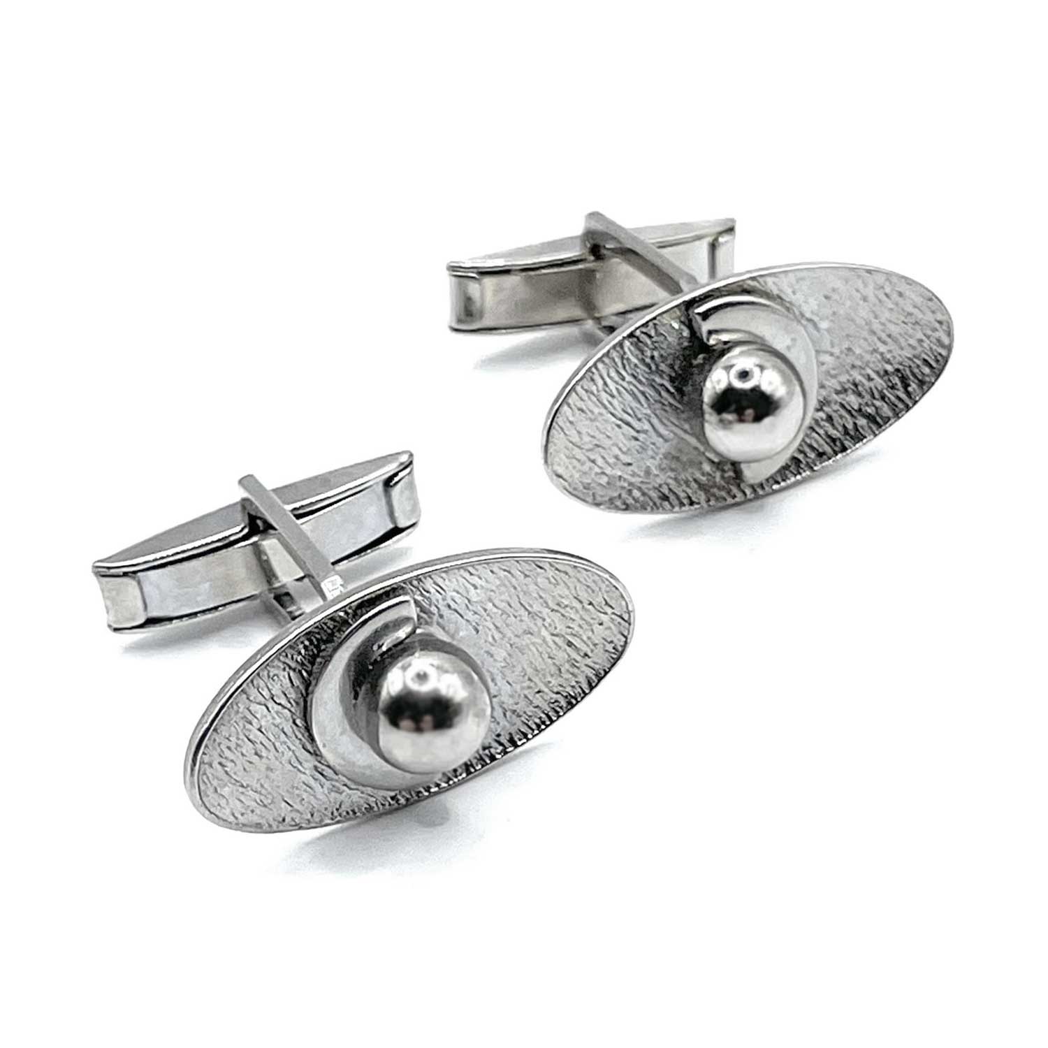 1960s oval cufflinks