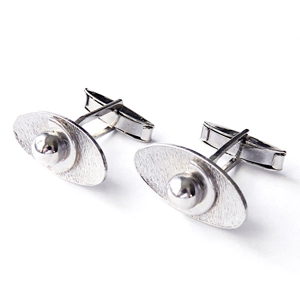 1960's silvertone cufflinks