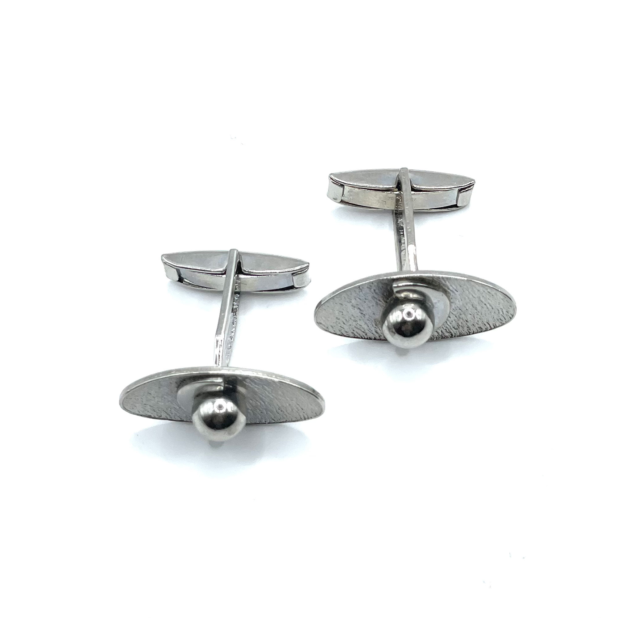 1960s oval cufflinks