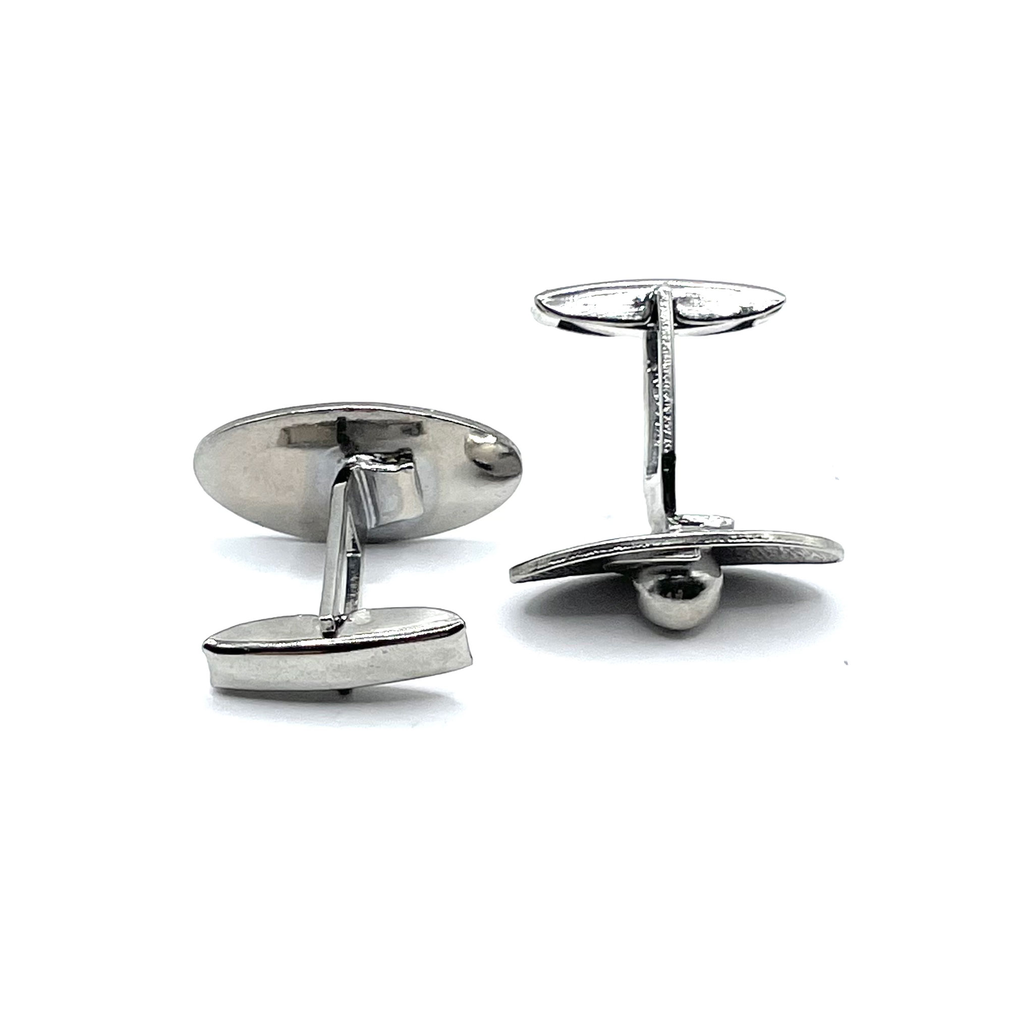 1960s oval cufflinks