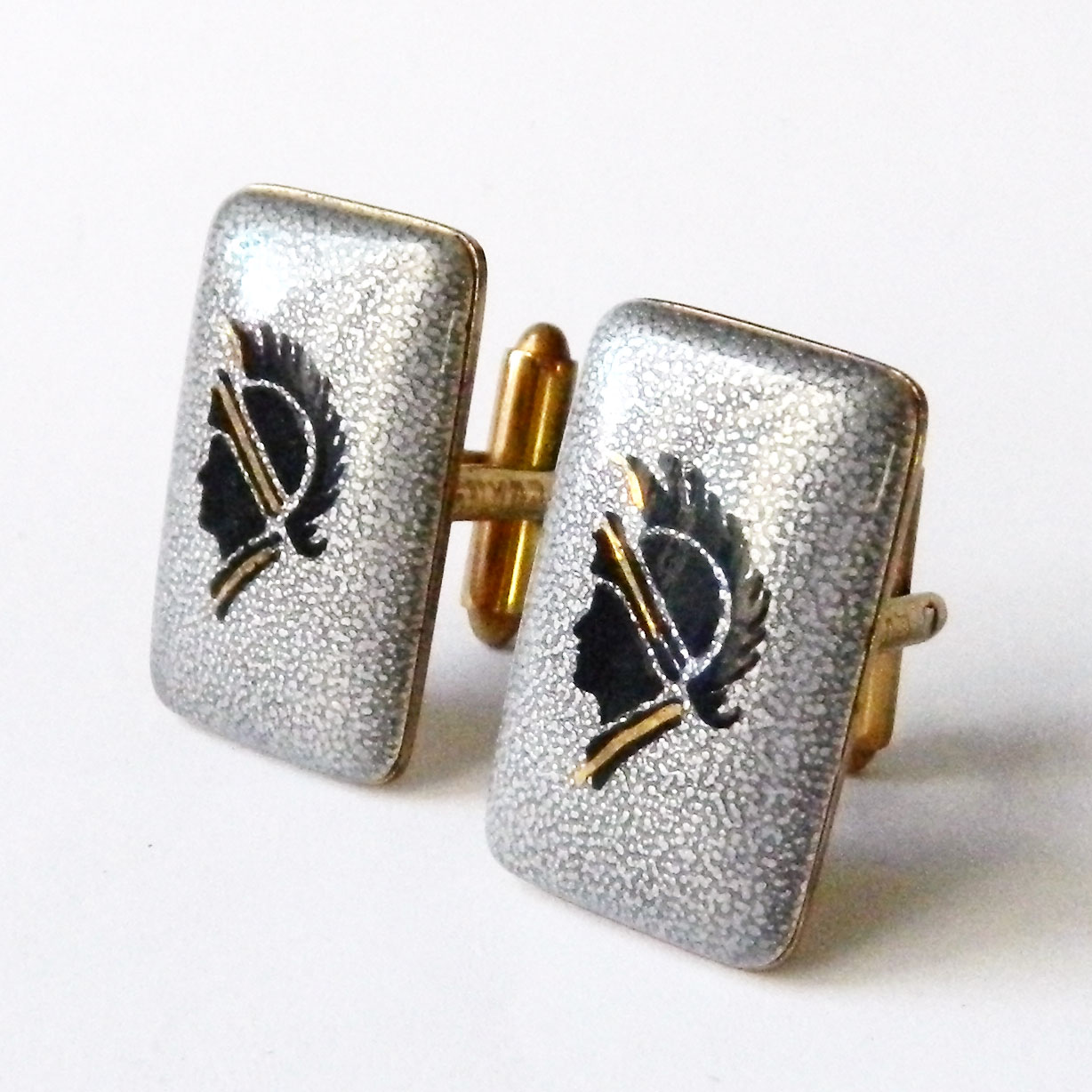 Roman knight cuff links