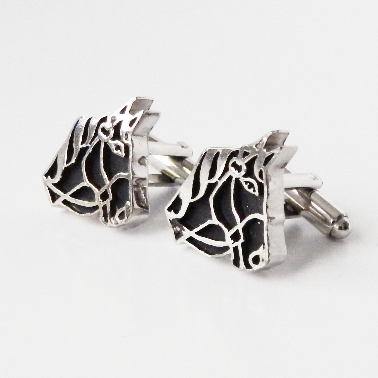 1950's horse cuff links