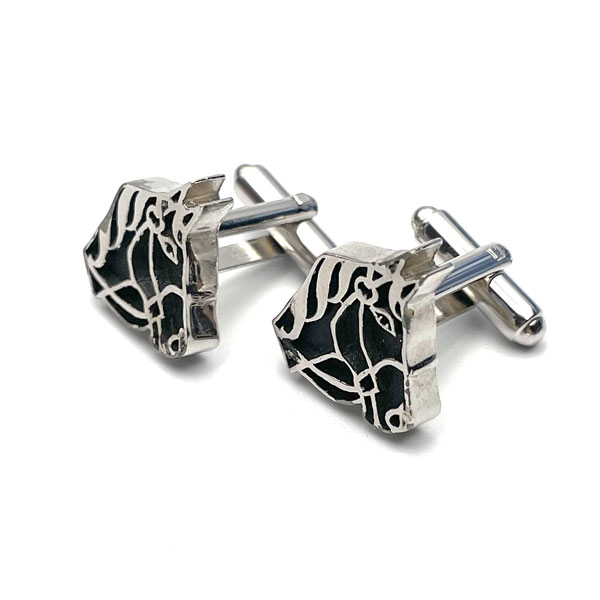 1950's horse cuff links