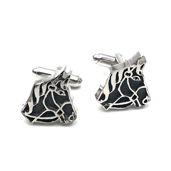 1950's horse cuff links